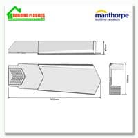 Manthorpe SmartVerge Right hand PVCu Unit | Brown | Building Plastics Tele 0333 050 0585