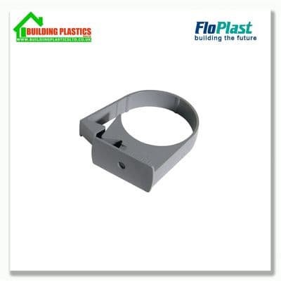 Pipe Clip 50mm Minflo Round Pipe Grey