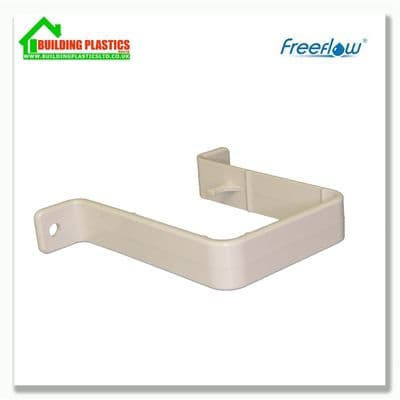 Pipe Clip 65mm Square Downpipe White