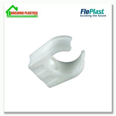 Pipe Clip Overflow Waste System White