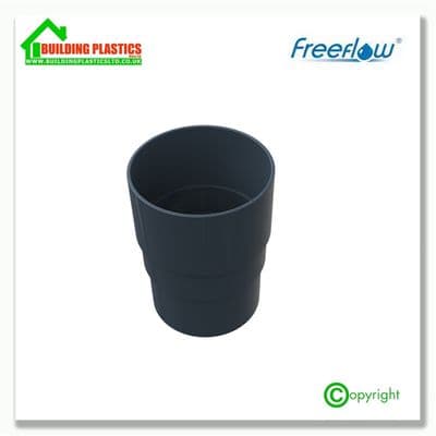 Pipe Socket 68mm Round Pipe Anthracite Grey|Freeflow