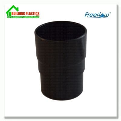 Pipe Socket 68mm Round Pipe Black|Freeflow
