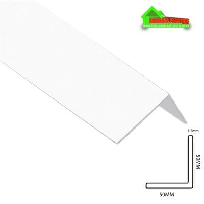 PVC Angle 20mm x 20mm | White 2 x 2.5m Lengths