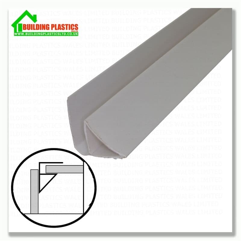PVC Coving Trim 2.6m length | White | Building Plastics Tele 0333 050 0585