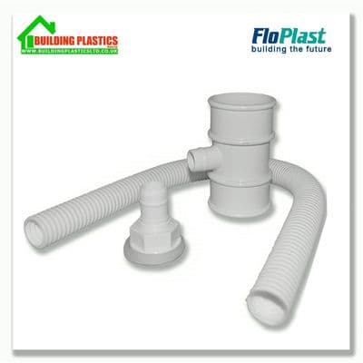 Rainwater Downpipe Diverter for 50mm Pipe White