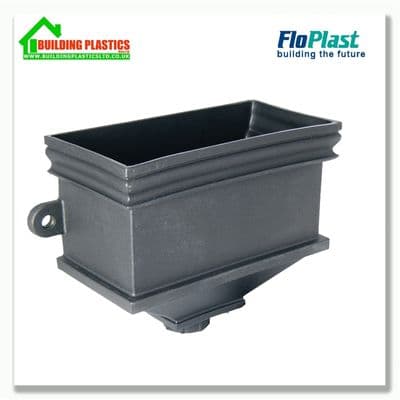 Rectangular Hopper Box SQ/RD Fitting Cast Iron Effect