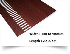 Rosewood Ventilated Soffits Boards | Woodgrain
