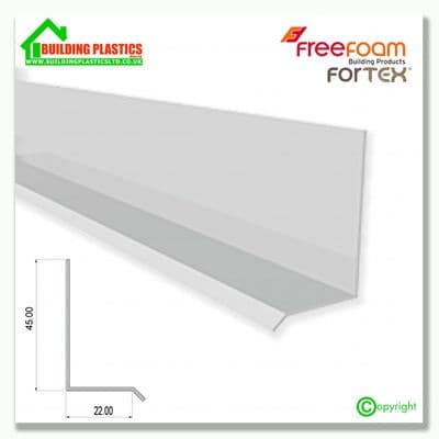 Shiplap Drip Trim | 2 Lengths x 2.5m | White