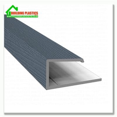 Shiplap Universal Edge Trim 3m Anthracite Grey Woodgrain