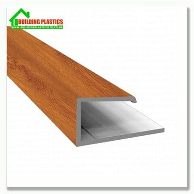 Shiplap Universal Edge Trim 3m Light Oak Woodgrain