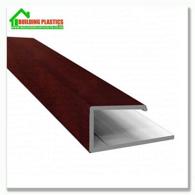 Shiplap Universal Edge Trim 3m Rosewood Woodgrain