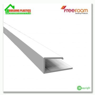 Shiplap Universal Edge Trim 3m White