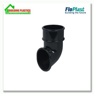 Shoe 50mm Minflo Round Pipe Pipe Black