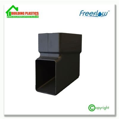 Shoe 65mm Square Downpipe Anthracite Grey