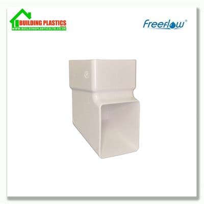 Shoe 65mm Square Downpipe White