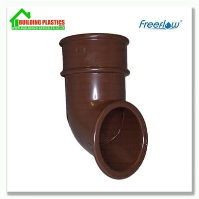 Shoe 68mm Round Pipe Brown