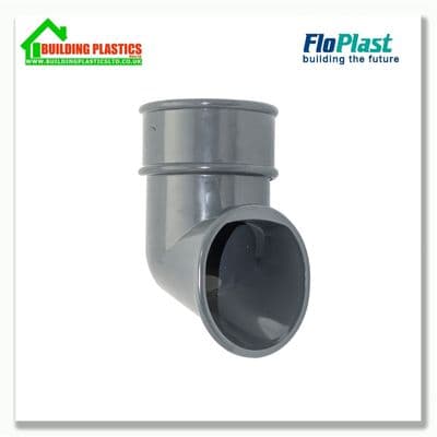 Shoe 68mm Round Pipe Grey