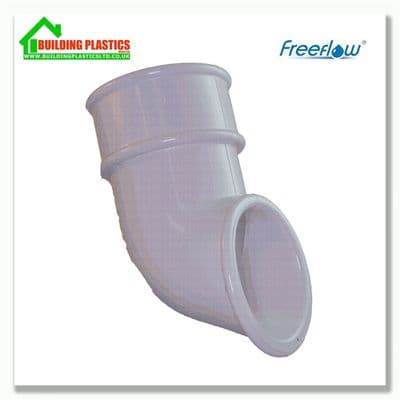 Shoe 68mm Round Pipe White