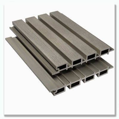 Slatted SG Antique Composite Cladding Board 2.5m  219mm x 26mm Decorative Wall Panel