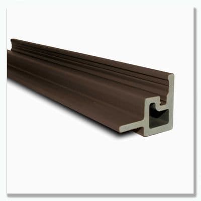 Slatted SG Walnut Composite Internal Trim 2.5m  Decorative Cladding Edge Trim