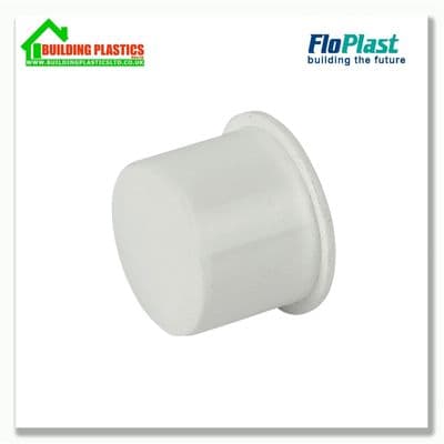 Socket Plug 40mm Push-fit Waste System White