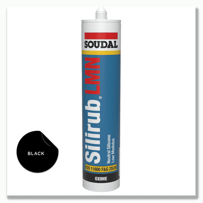 Soudal Silirub LMN 300ml | Black