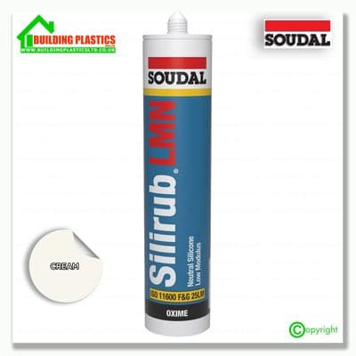 Soudal Silirub LMN 300ml | Cream RAL 9001