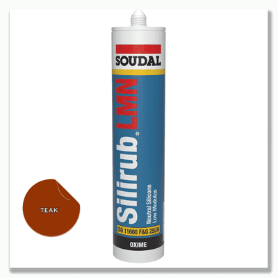 Soudal Silirub LMN 300ml | Teak