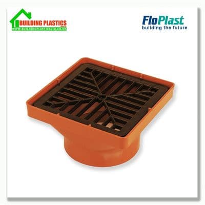 SQUARE HOPPER & GRID 110mm U/G SYSTEM