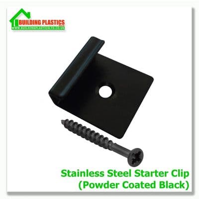 Stainless Steel Starter Clip (powder coated Black)