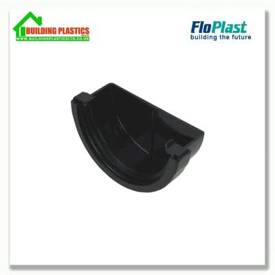 Stopend External 76mm Floplast MiniFlo Black