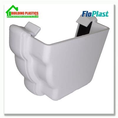 Stopend External Right Hand Niagara Ogee White