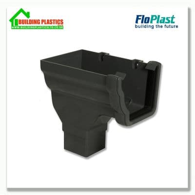 Stopend Outlet Left hand Niagara Ogee Grey