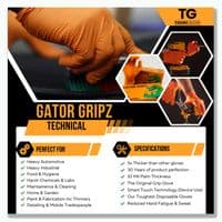 Tough Glove Gator Gripz Heavy-Duty | Building Plastics