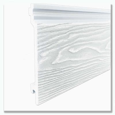 Traditional 3C Ash White Composite Cladding Board 3.6m  145mm x 21mm Exterior Wall Panel