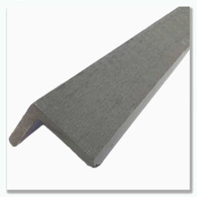 Traditional 3C Slate Grey Composite L Trim 3.6m  50mm x 50mm Cladding Edge & Corner Trim