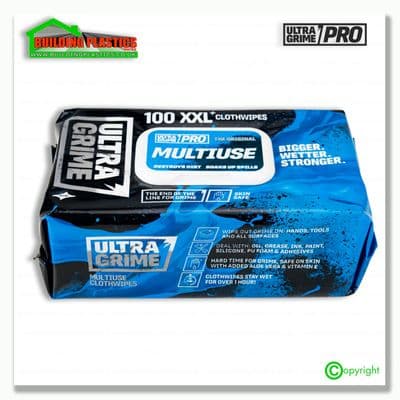 Ultragrime Pro XXL | Multiuse Clothwipes Pack 100