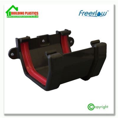 Union Bracket 114mm Square Line Gutter Anthracite Grey