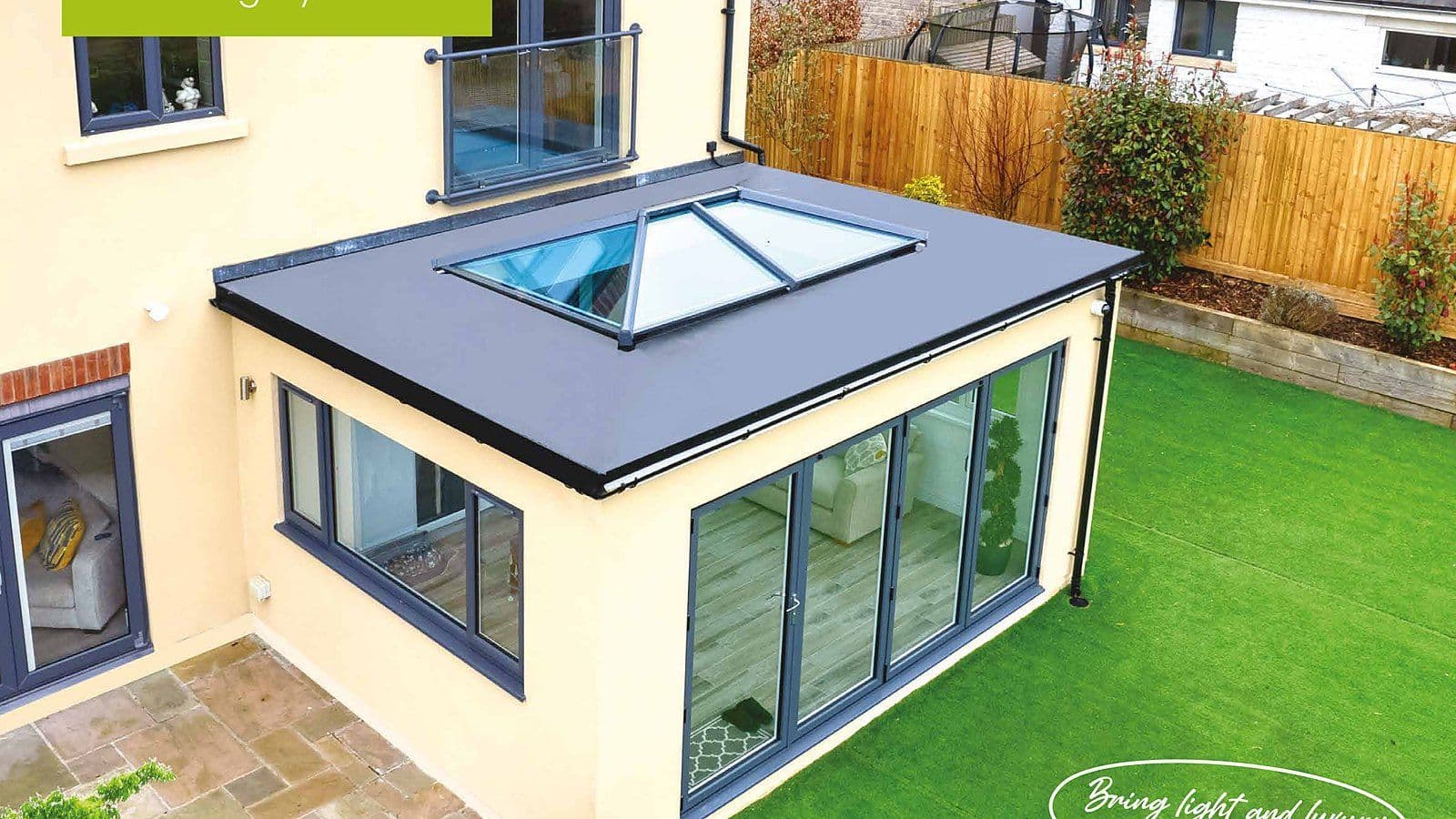LEKA orangery roof with lantern