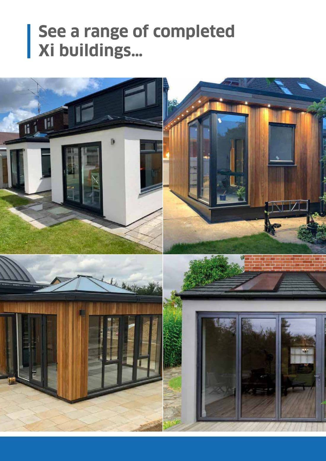 Completed LEKA Xi building examples