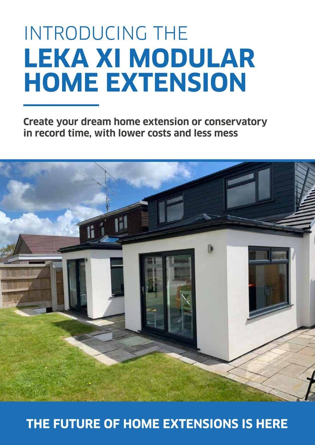 LEKA Xi modular home extension example