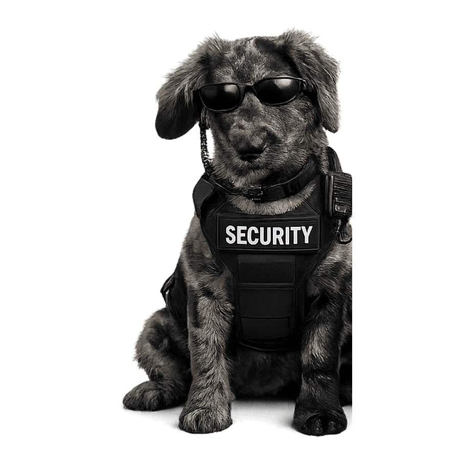 Reggie trainee member of the Building Plastics security team