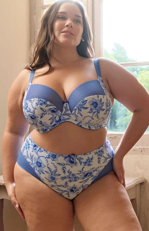 BLISS BLORAL BLUE BRA