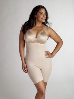 NAOMI & NICOLE Unbelievable Comfort Plus Hi Waist Thigh Slimmer
