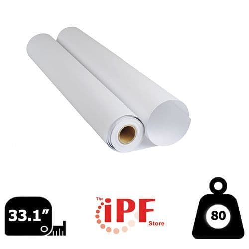 33.1 inch | 841mm x 90m CAD Plotter Paper | 80gsm