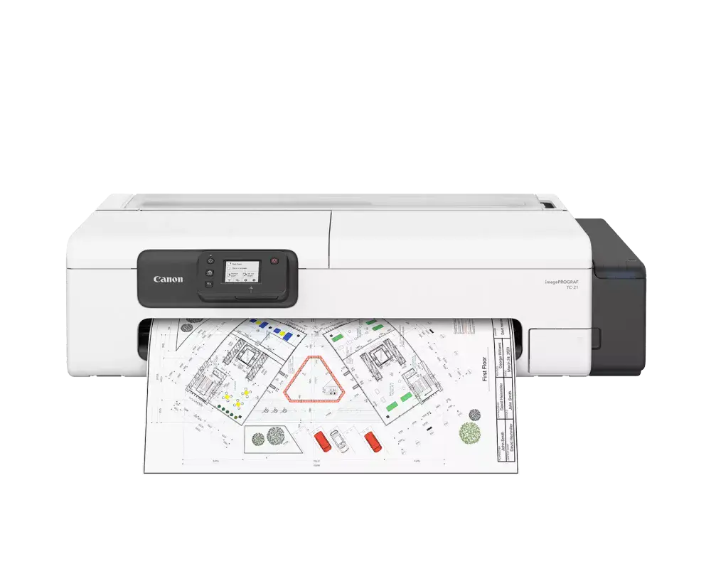 Canon imagePROGRAF TC-21 A1 Plotter Printer, 24 Inch CAD Printer, Canon TC21, A1 Large Format Printer
