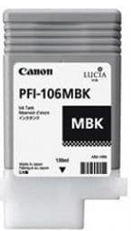 Canon iPF6300 Matte Black Ink Cartridge - Genuine Canon PFI-106MBK Ink  - 6620B001AA