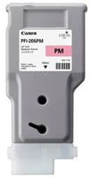 Canon iPF6400 Photo Magenta Ink Cartridge - Genuine Canon PFI-206PM Ink - 5308B001AA