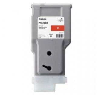 Canon iPF6400SE Red Ink Cartridge - Genuine Canon PFI-206R Red Ink - 5309B001AA