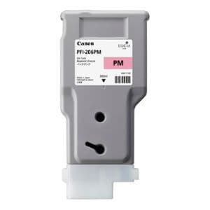 Canon iPF6450 Photo Magenta Ink Cartridge - Genuine Canon PFI-206PM Ink - 5308B001AA
